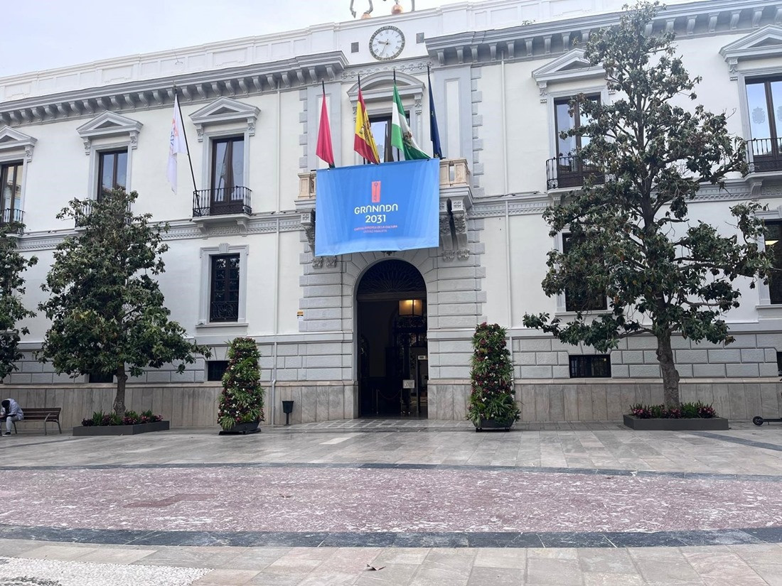 Vista de la fachada del edificio del Ayuntamiento de Granada, en la plaza del Carmen (EUROPA PRESS)