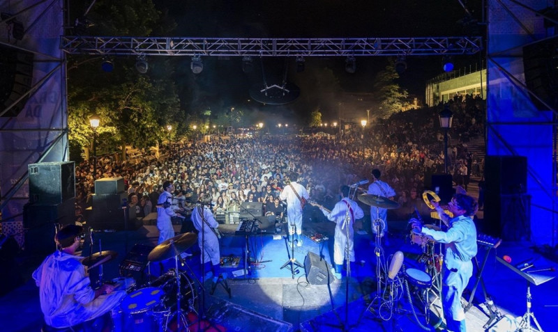Imagen de archivo de una actividad de la novena edición de la Noche en Blanco de Granada, celebrada el 17 de mayo de 2025 (AYUNTAMIENTO DE GRANADA)