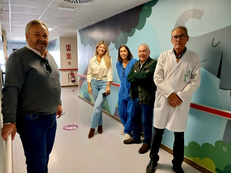 El Hospital de Motril ha decorado su planta de pediatria (AGS SUR)