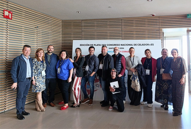 Grupo celadores en el XXV Congreso Nacional (HUSC)