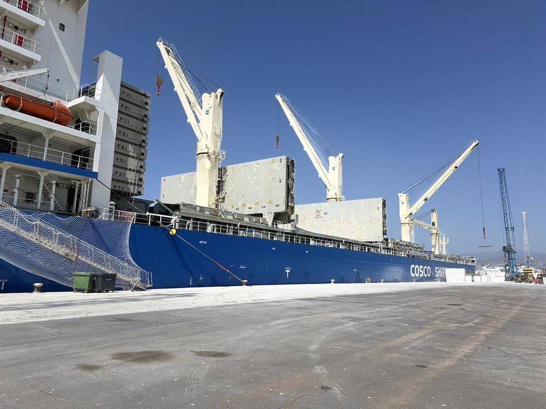 El muelle de Azucenas lidera el número de escalas y el Contradique el tráfico de mercancías durante el primer cuatrimestre de 2026 en el Puerto de Motril (PUERTO DE MOTRIL)