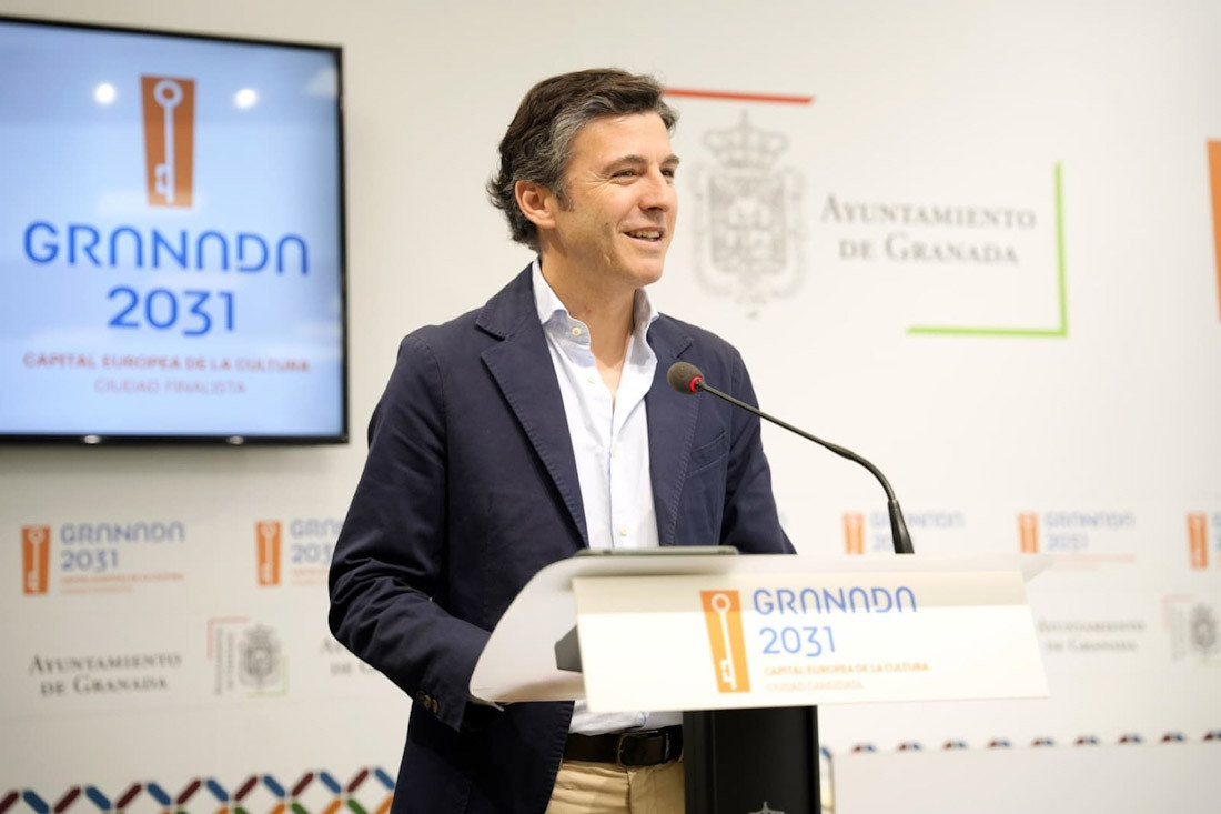 El portavoz del equipo de gobierno y edil de Cultura, Jorge Saavedra, ha anunciado en rueda de prensa, tras Junta de Gobierno (AYUNTAMIENTO DE GRANADA)
