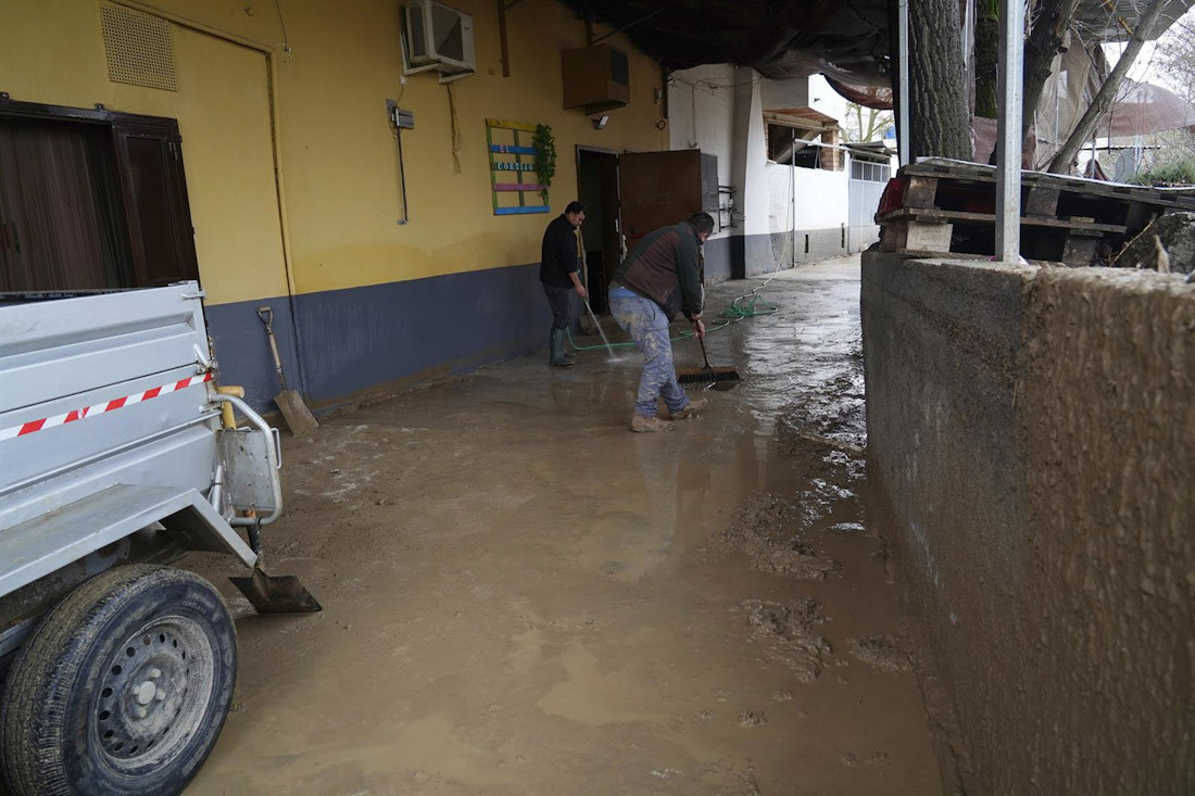 Benalúa de las Villas fue uno de los municipios afectados por la borrasca 'Leonardo' en la provincia de Granada (GOGO LOBATO - EUROPA PRESS)