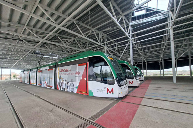 Imagen de archivo del Metro de Granada. (JUNTA DE ANDALUCÍA)