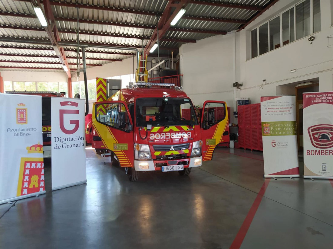 Vehículo de Bomberos de la Diputación de Granada. (DIPUTACIÓN DE GRANADA)