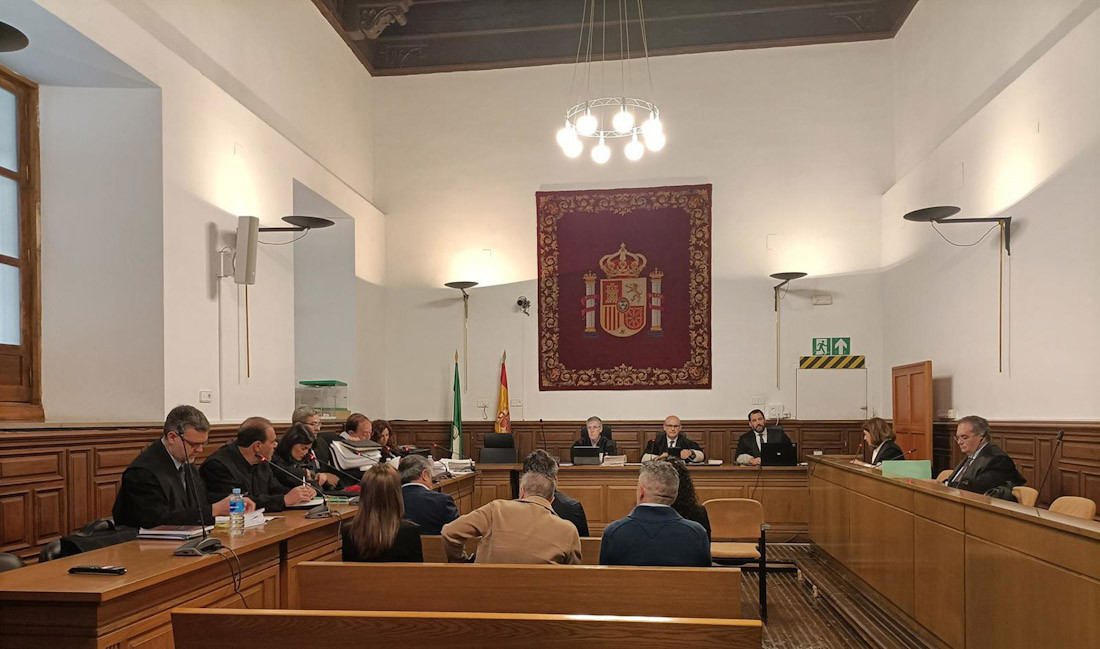 Primera sesión del juicio contra el exalcalde de Otura en la Audiencia de Granada el pasado 22 de abril (EUROPA PRESS)