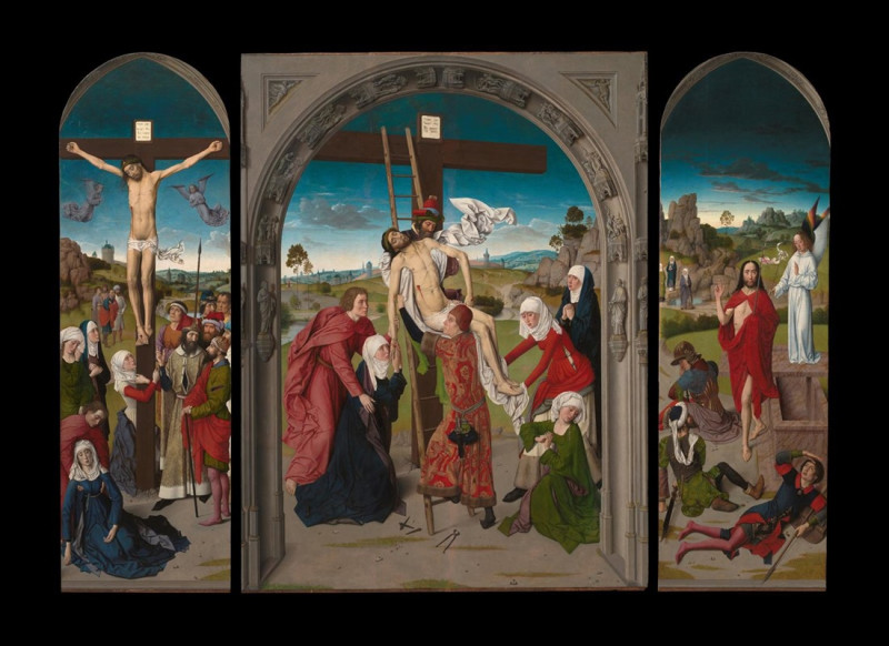 La Capilla Real de Granada ha anunciado el regreso a su sede del Tríptico del Descendimiento de la Cruz  (CAPILLA REAL DE GRANADA / © KIK-IRPA, BRUSELAS)
