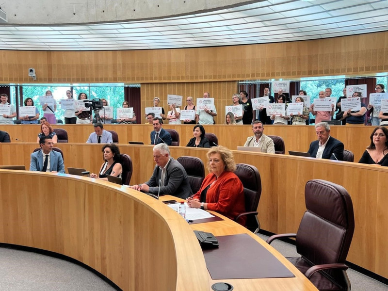 Miembros del grupo socialista en el pleno de la Diputación de Granada. Archivo (PSOE) Miembros del grupo socialista en el pleno de la Diputación de Granada. Archivo (PSOE)