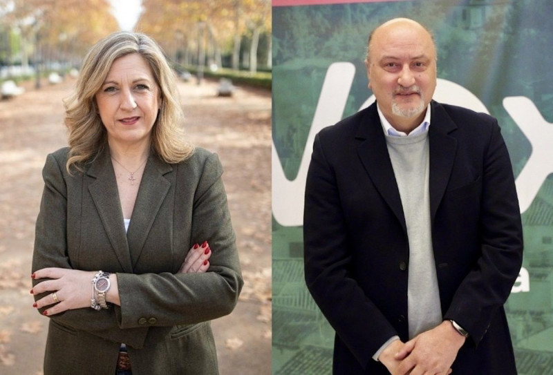 Beatriz Sánchez Agustino y Ricardo López Olea han tomado posesión de sus actas como parlamentarios andaluces del grupo Vox por Granada en la cámara regional (VOX)