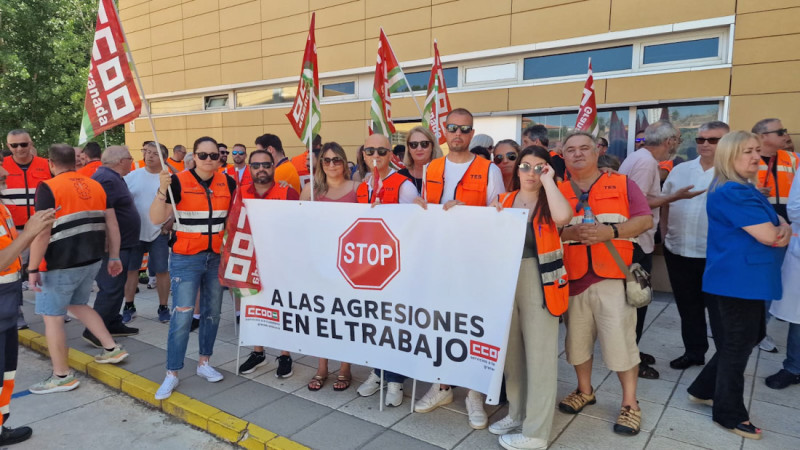 Imagen de la concentración (CCOO)