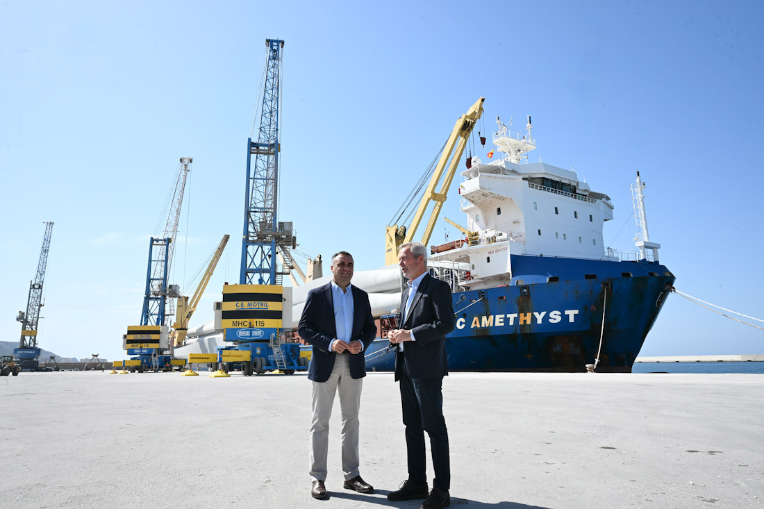 Visita de Francis Rodríguez al Puerto de Motril (DIPGRA)
