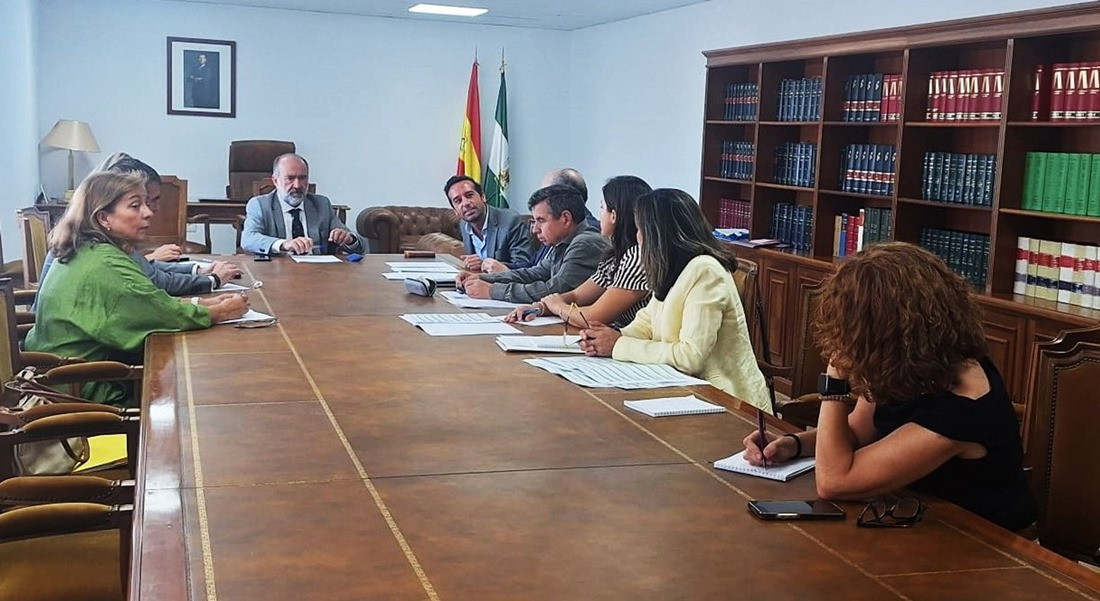 Comisión provincial de Seguimiento del SEMPA celebrada en el edificio judicial de Caleta (JUNTA DE ANDALUCÍA)