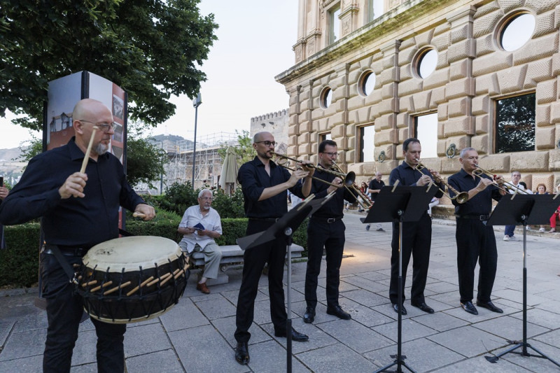 Ensembles Odhecaton, La Pifarescha y Pian & Forte en el Palacio de Carlos V (ÁLEX CÁMARA)