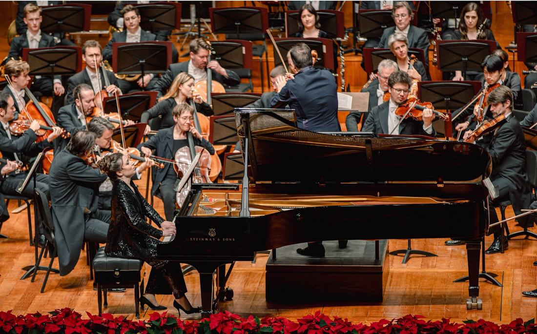 La pianista Yulianna Avdeeva durante una actuación (FACEBOOK YULIANNA AVDEEVA)