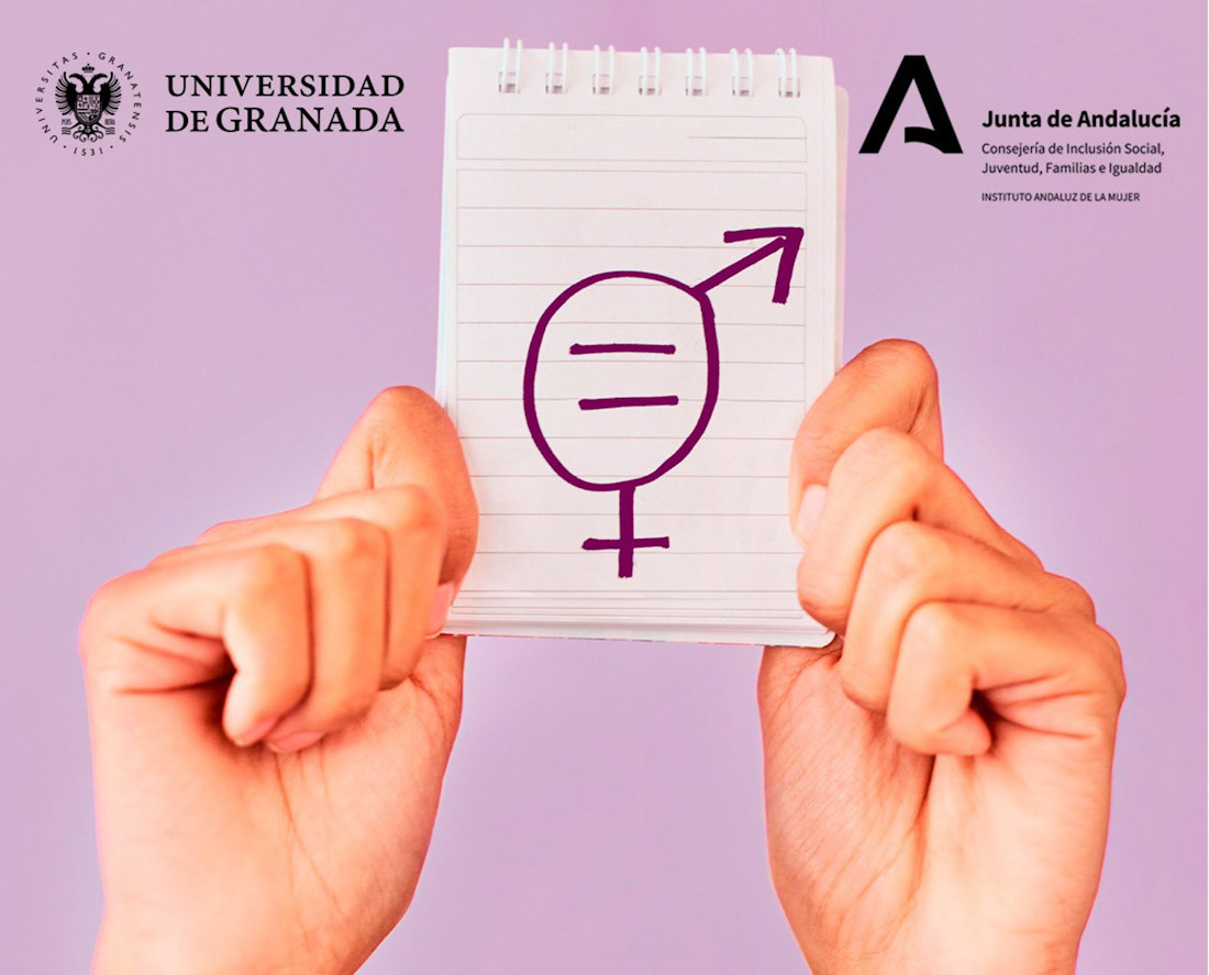 Cartel de la Universidad de Granada sobre la Microcredencial en Cultura, Igualdad y No Discriminación (UNIVERSIDAD DE GRANADA)