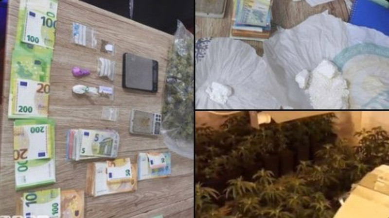 Dinero y droga oculta en un local de comida rápida en Granada (POLICÍA LOCAL DE GRANADA)
