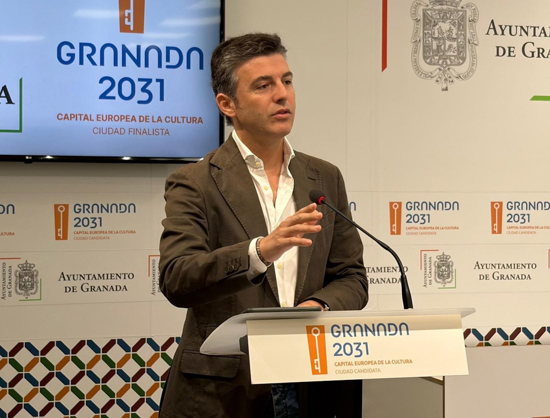 El portavoz del equipo de gobierno en el Ayuntamiento de Granada, Jorge Saavedra (PP)
