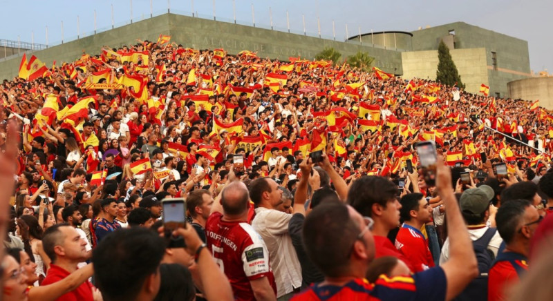 Celebración de la victoria de España en el Mundial (GPMEDIA)