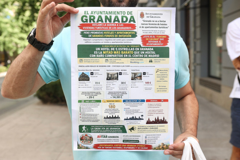 AVITARGRANADA pide una moratoria para nuevos hoteles y apartamentos turísticos (GPMEDIA)