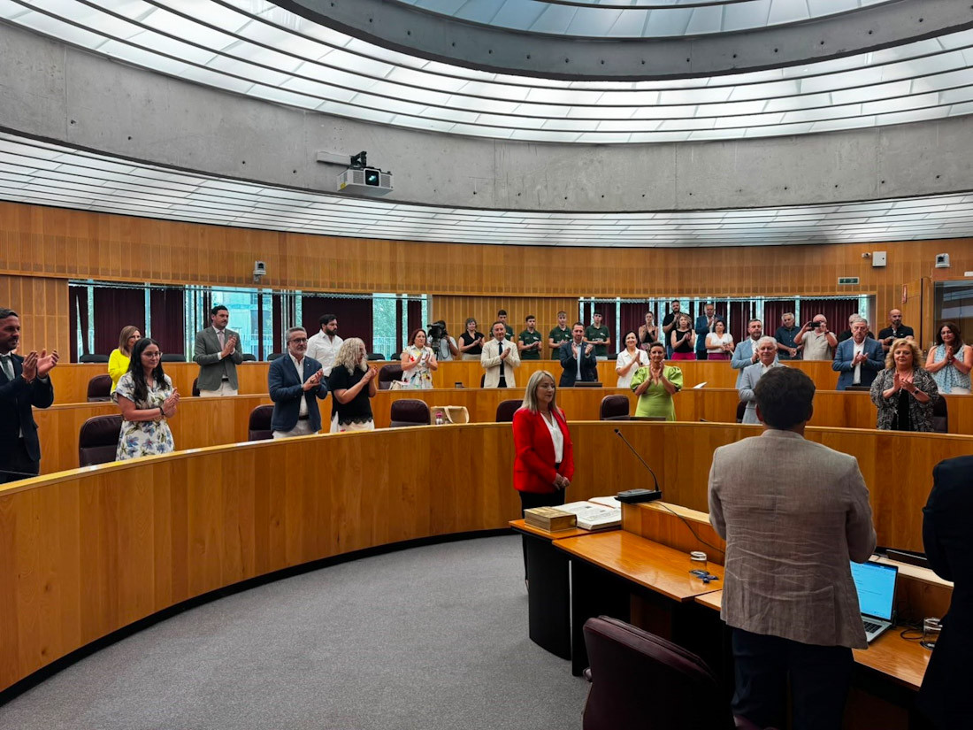 Toma de posesión de la concejal de Huétor Vega Carolina Higueras como nueva diputada provincial del PSOE en la Diputación de Granada (PSOE)
