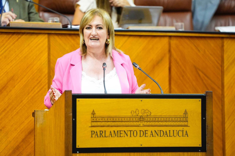 La parlamentaria andaluza del PP Celia Santiago (PP)