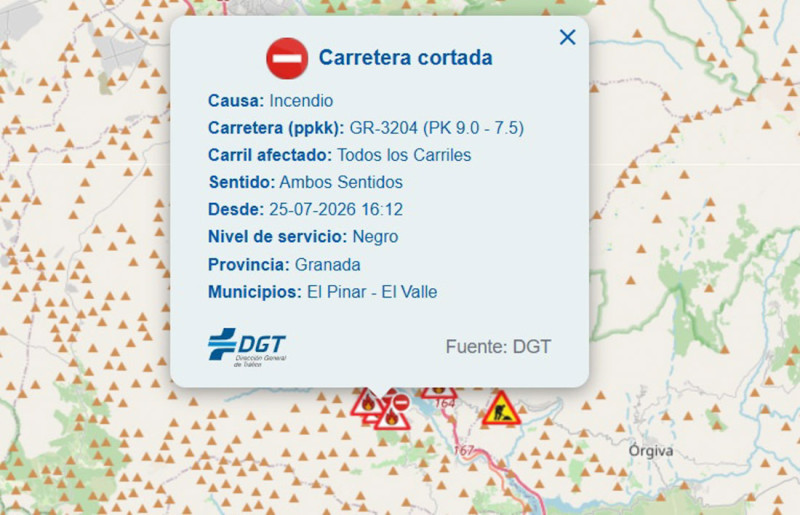 Incidenciaen la carretera GR-3204 (112 ANDALUCÍA) Incidenciaen la carretera GR-3204 (112 ANDALUCÍA)