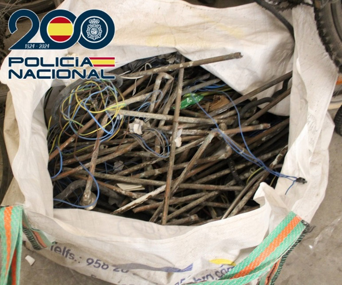 Cobre intervenido. Archivo (POLICÍA NACIONAL)