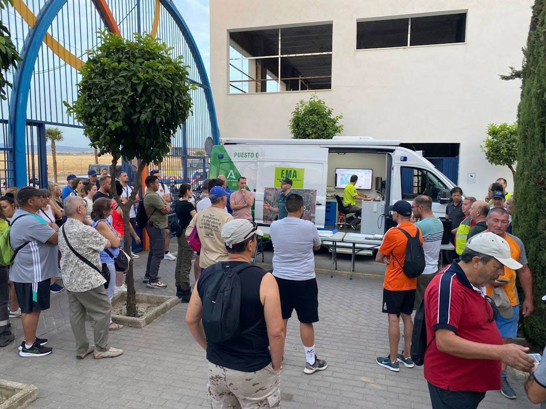 Dispositivo de búsqueda de Jesús Cantero coordinado por Guardia Civil (FB AYUNTAMIENTO DE CHURRIANA DE LA VEGA)