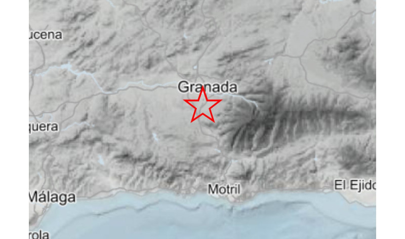 Terremoto con epicentro en Alhendín (IGN)