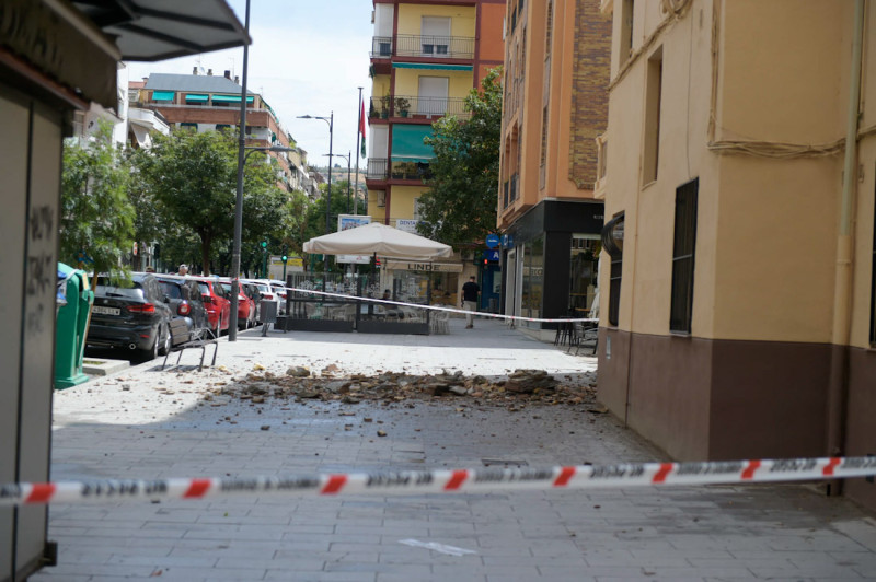 Calle de Armilla tras los terremotos (GPMEDIA)