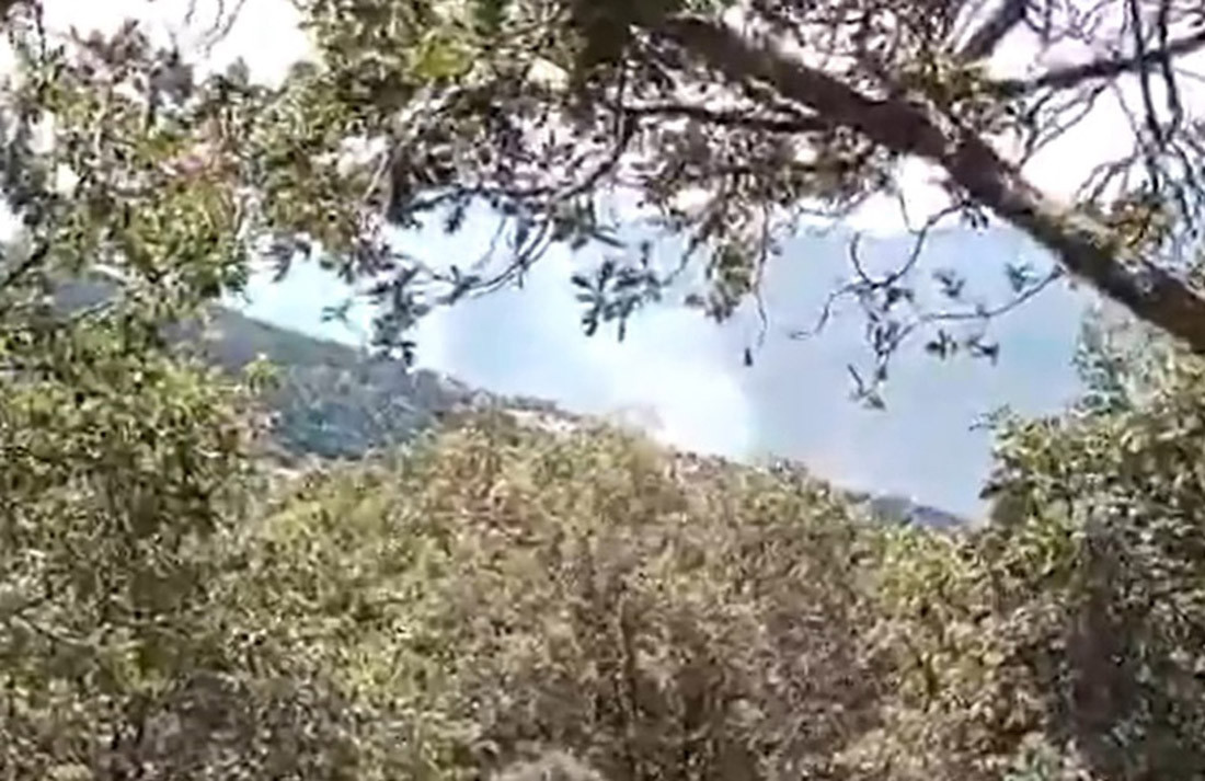 Incendio declarado en el paraje de Barranco Utrera, en Soportújar (Granada), a 25 de agosto de 2026 (PLAN INFOCA)