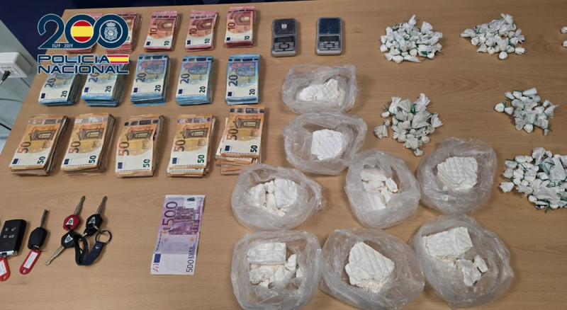 Dinero y drogas intervenidas en la operación Malsa (POLICIA NACIONAL) Dinero y drogas intervenidas en la operación Malsa (POLICIA NACIONAL)