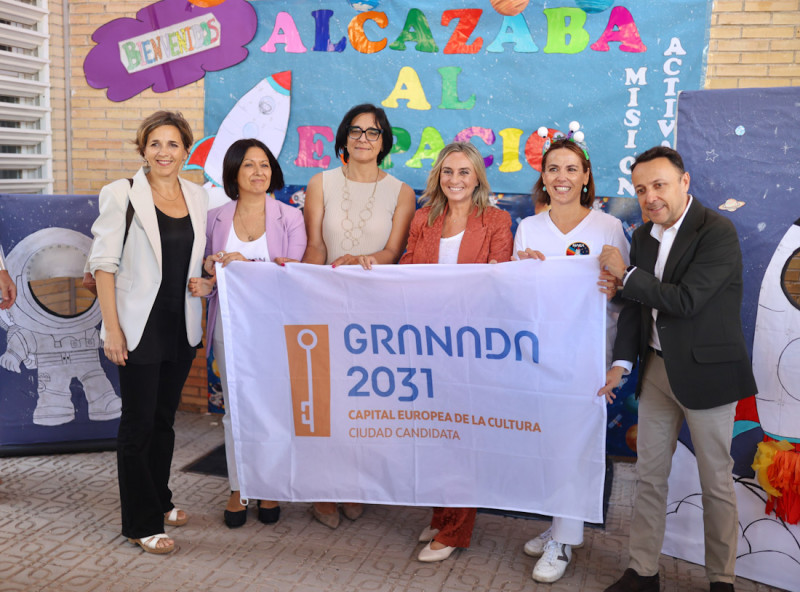 Inicio del.curso escolar en el CEIP La Alcazaba (GPMEDIA)