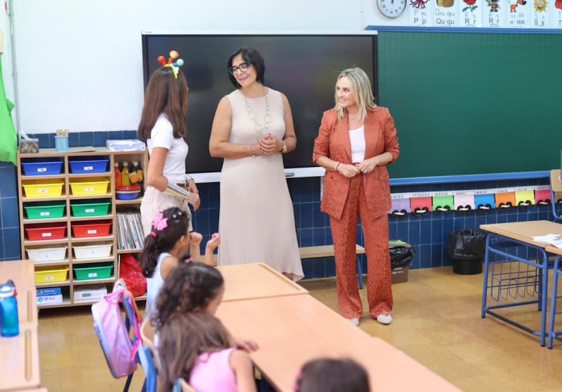 Inicio del.curso escolar en el CEIP La Alcazaba (GPMEDIA)