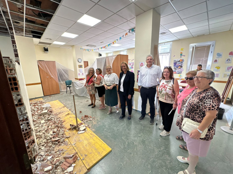 Visita al Centro de mayores 'La Zafra' (AYTO. MOTRIL)