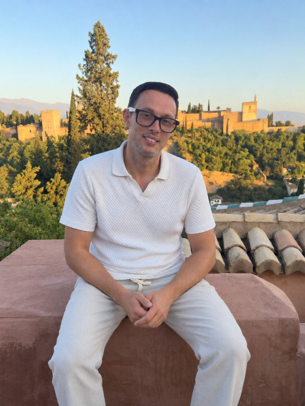 El coordinador provincial de Podemos, Manu Ríos (PODEMOS)