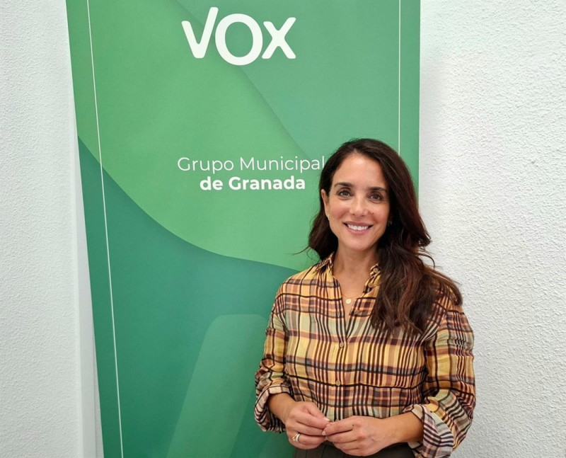 Paloma Gómez es concejala portavoz del grupo municipal Vox en el Ayuntamiento de Granada (VOX GRANADA) Paloma Gómez es concejala portavoz del grupo municipal Vox en el Ayuntamiento de Granada (VOX GRANADA)
