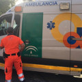 Imagen de archivo de una ambulancia de CES 061 (112 ANDALUCÍA)