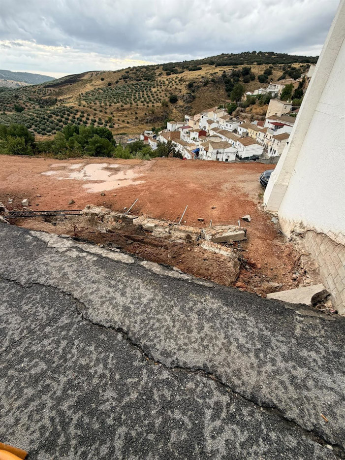 Daños en carreteras en Granada a causa de las precipitaciones (DIPUTACIÓN DE GRANADA)